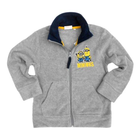 Minions Grey Zipped Fleece Sweatshirt £10.99